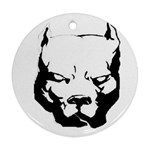 Pitbull  Ornament (Round)