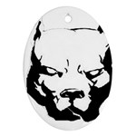 Pitbull  Ornament (Oval)