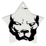 Pitbull  Ornament (Star)