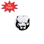 Pitbull  1  Mini Magnet (10 pack) 