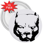 Pitbull  3  Button (10 pack)