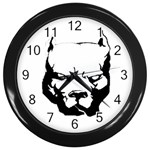 Pitbull  Wall Clock (Black)