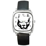 Pitbull  Square Metal Watch