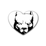 Pitbull  Heart Coaster (4 pack)