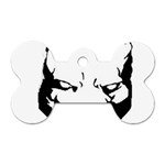 Pitbull  Dog Tag Bone (One Side)