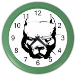 Pitbull  Color Wall Clock