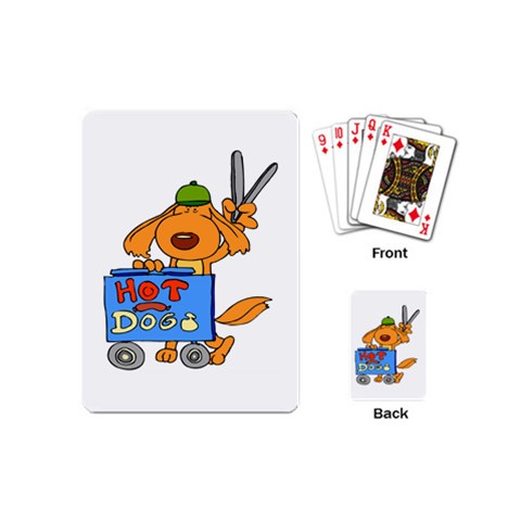 Hot Dogs Playing Cards (Mini) from ArtsNow.com Back