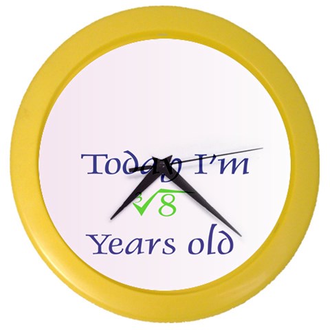 Today I m 2 Color Wall Clock from ArtsNow.com Front