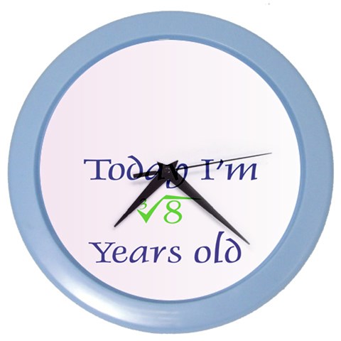 Today I m 2 Color Wall Clock from ArtsNow.com Front