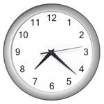 Roseanne Wall Clock (Silver)