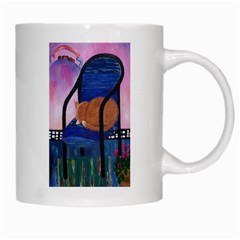 White Mug with Cat after Gauguin from ArtsNow.com Right