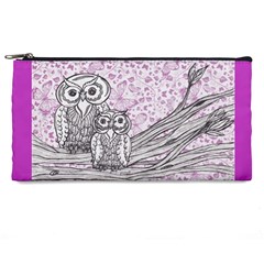 Owls and Butterflies 2 Pencil Case from ArtsNow.com Front