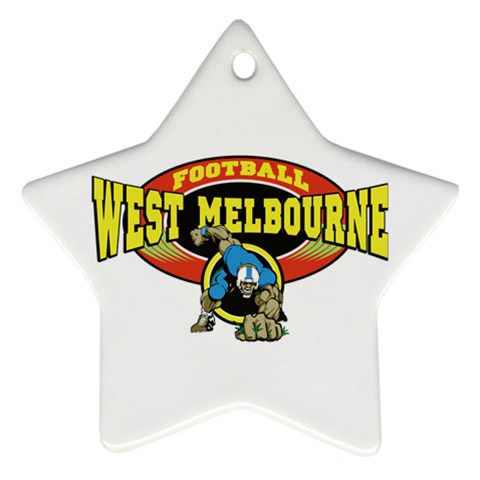 West Melbourne Ornament (Star) from ArtsNow.com Front