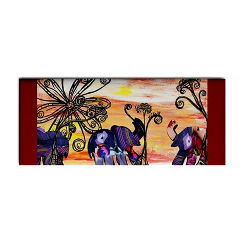 Indian Elephants Hand Towel from ArtsNow.com Front