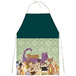 Cute Cat Collage 1 Full Print Apron