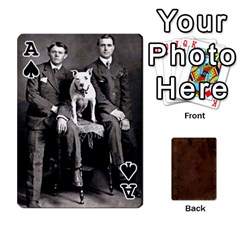 Ace Bully Cards Playing Cards 54 Designs from ArtsNow.com Front - SpadeA