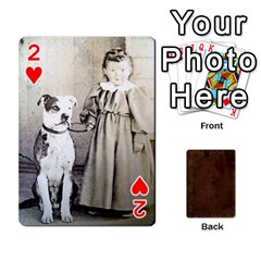 Bully Cards Playing Cards 54 Designs from ArtsNow.com Front - Heart2