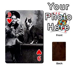 Bully Cards Playing Cards 54 Designs from ArtsNow.com Front - Heart9