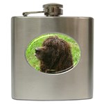 Irish Water Spaniel Dog Hip Flask (6 oz)