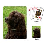 Irish Water Spaniel Dog Playing Cards Single Design