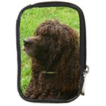 Irish Water Spaniel Dog Compact Camera Leather Case