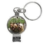 Silky Terrier Dogs Nail Clippers Key Chain