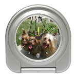 Silky Terrier Dogs Travel Alarm Clock