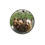 Silky Terrier Dogs Hat Clip Ball Marker (4 pack)