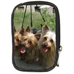 Silky Terrier Dogs Compact Camera Leather Case