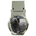 Skye Terrier Dog Money Clip Watch