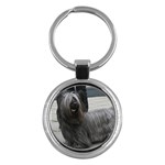 Skye Terrier Dog Key Chain (Round)