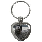 Skye Terrier Dog Key Chain (Heart)