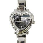 Skye Terrier Dog Heart Italian Charm Watch