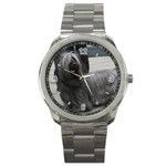 Skye Terrier Dog Sport Metal Watch