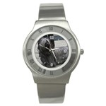 Skye Terrier Dog Stainless Steel Watch