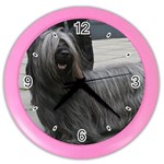 Skye Terrier Dog Color Wall Clock