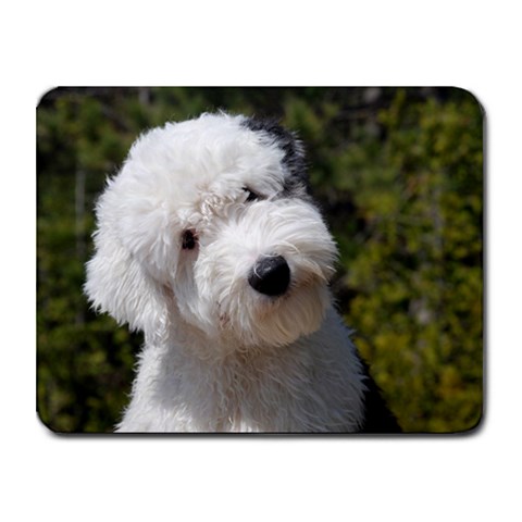 Old English Sheepdog Small Mousepad from ArtsNow.com Front