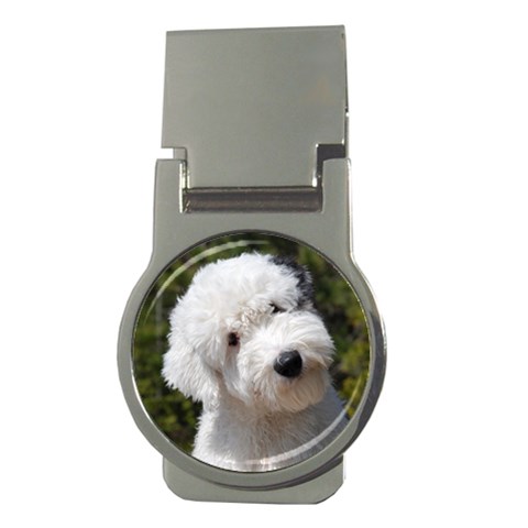 Old English Sheepdog Money Clip (Round) from ArtsNow.com Front