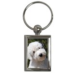 Old English Sheepdog Key Chain (Rectangle)