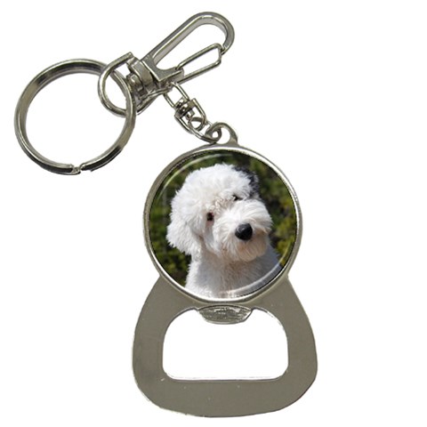 Old English Sheepdog Bottle Opener Key Chain from ArtsNow.com Front