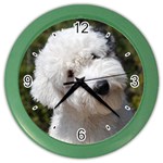 Old English Sheepdog Color Wall Clock