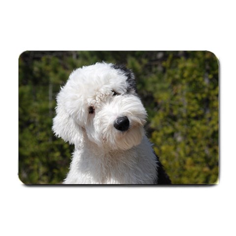 Old English Sheepdog Small Doormat from ArtsNow.com 24 x16  Door Mat