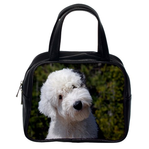 Old English Sheepdog Classic Handbag (One Side) from ArtsNow.com Front