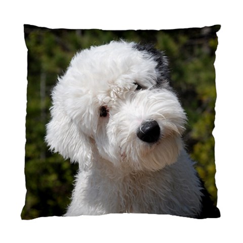 Old English Sheepdog Cushion Case (One Side) from ArtsNow.com Front