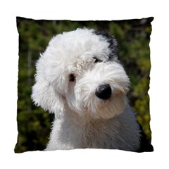 Old English Sheepdog Cushion Case (Two Sides) from ArtsNow.com Back