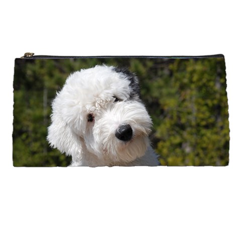 Old English Sheepdog Pencil Case from ArtsNow.com Front