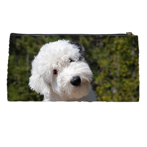 Old English Sheepdog Pencil Case from ArtsNow.com Back