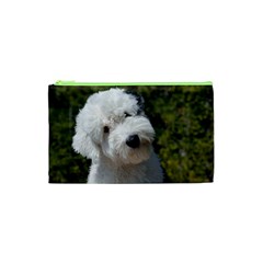 Old English Sheepdog Cosmetic Bag (Small) from ArtsNow.com Front