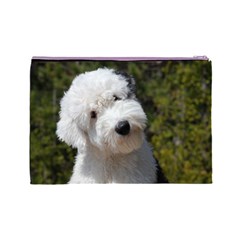 Old English Sheepdog Cosmetic Bag (Large) from ArtsNow.com Back