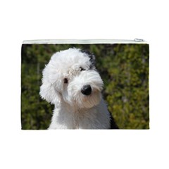 Old English Sheepdog Cosmetic Bag (Large) from ArtsNow.com Back